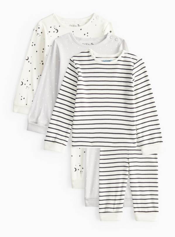 Printed Pyjama Sets 3 Pack 9-12 months